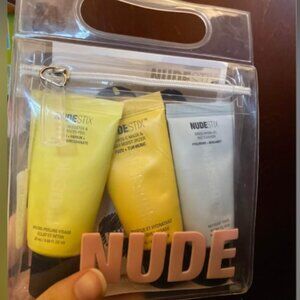 Nude Stix Travel Gift Set (micro peel, mask, moisturizer, cleanser)